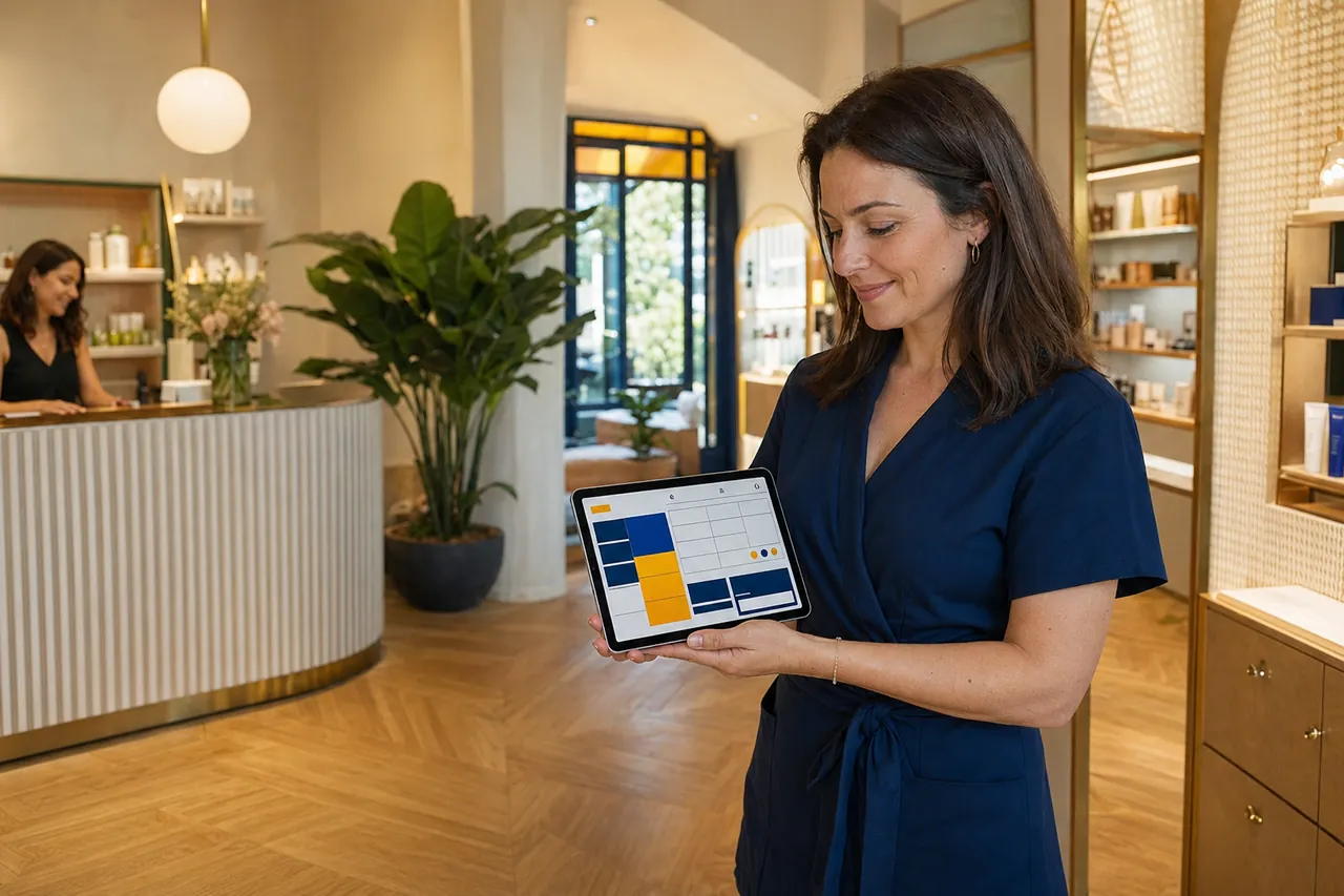 Institut Lumière de Soi à Aix-en-Provence, équipé caisse enregistreuse shopcaisse