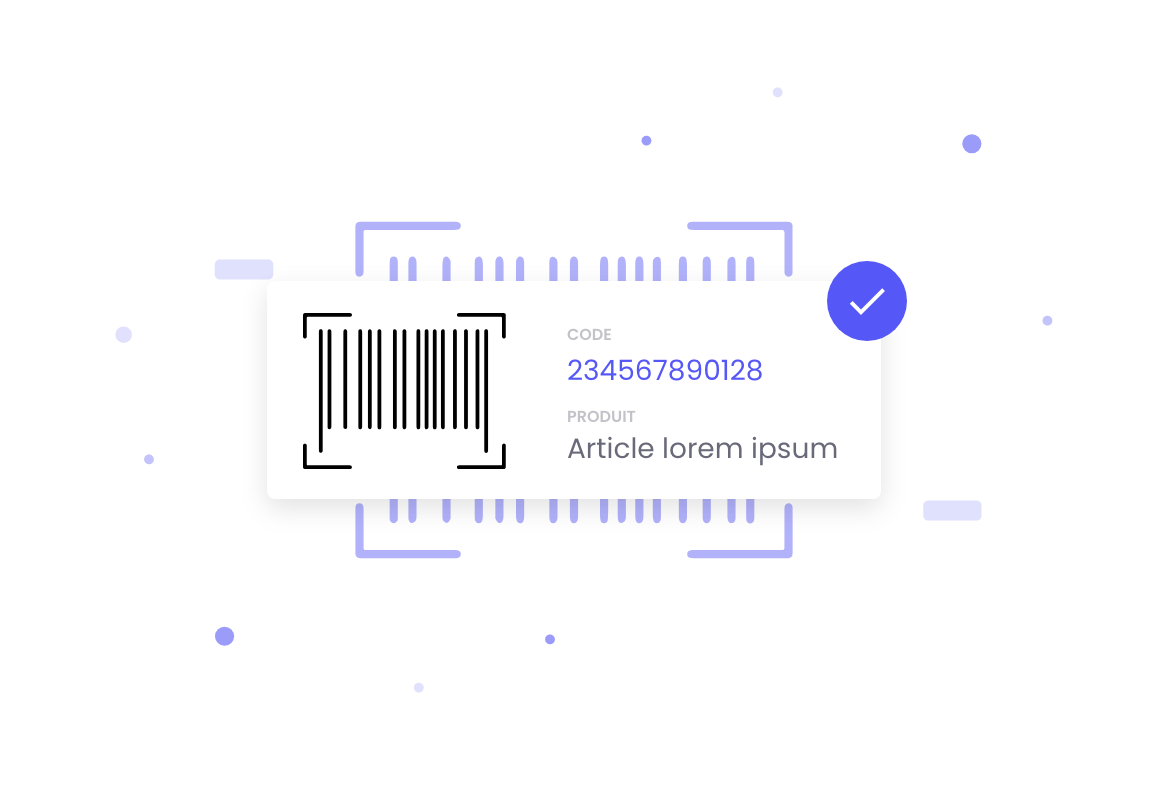 module code barre caisse enregistreuse