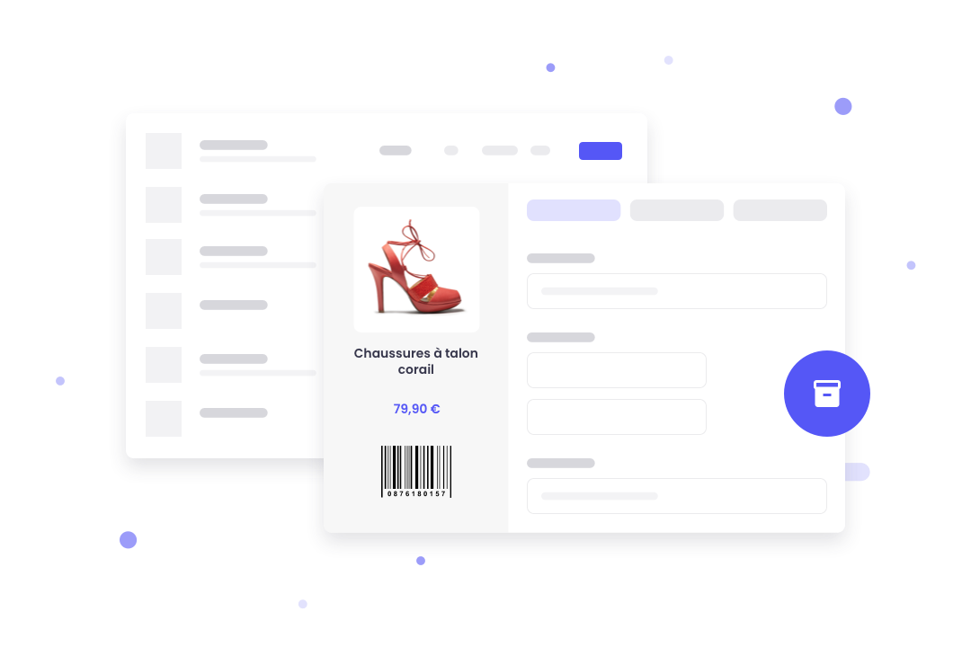 module gestion des produits caisse enregistreuse