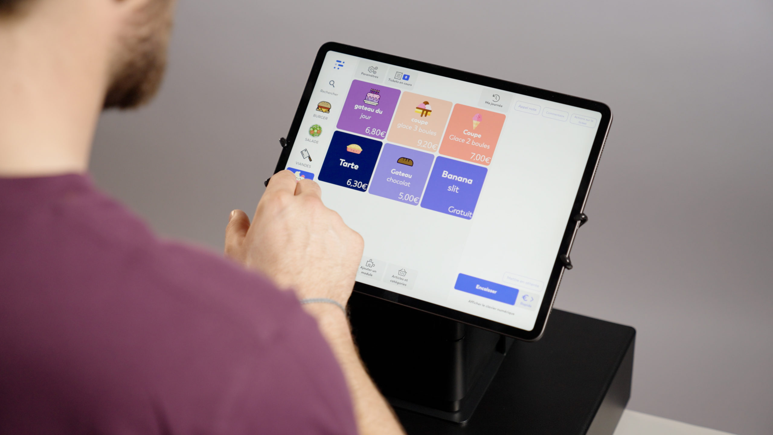 La caisse iPad pour la restauration