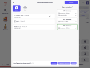 choix suppléments produit